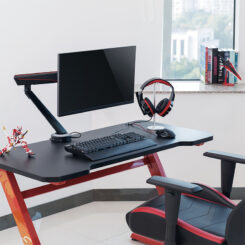 LogiLink BP0091 flat panel bureau steun 81,3 cm (32") Zwart, Rood - Afbeelding 7
