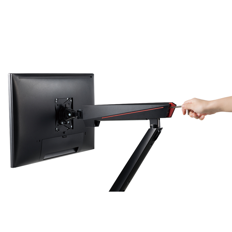 LogiLink BP0091 flat panel bureau steun 81,3 cm (32") Zwart, Rood - Afbeelding 6