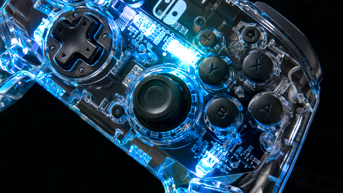 PDP Afterglow Zwart, Transparant Gamepad Analoog/digitaal Nintendo Switch, Nintendo Switch Lite, Nintendo Switch OLED - Afbeelding 4