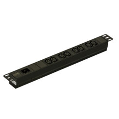 APC Easy PDU EPDU1016B, Basic, 1U, 16A, 230V, (8x)C13, C20 stekker - Afbeelding 2