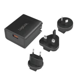 LogiLink PA0188 oplader voor mobiele apparatuur Universeel Zwart AC Snel opladen Binnen