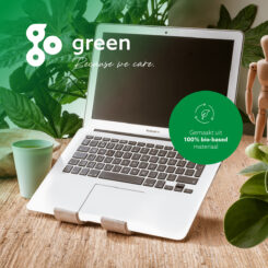 R-Go Tools Laptop- en tabletstandaard R-Go Treepod, ergonomisch en modulair, verstelbaar, biobased - Afbeelding 15