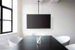 Neomounts FPMA-C340BLACK Monitor/TV-beugel plafond 32-75" - h 106-156 cm - Afbeelding 14
