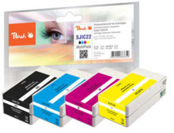 Peach PI200-644 inktcartridge 4 stuk(s) Compatibel Zwart, Cyaan, Magenta, Geel - Afbeelding 2