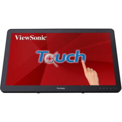 Viewsonic TD2430 computer monitor 59,9 cm (23.6") 1920 x 1080 Pixels Full HD LCD Touchscreen Multi-gebruiker Zwart