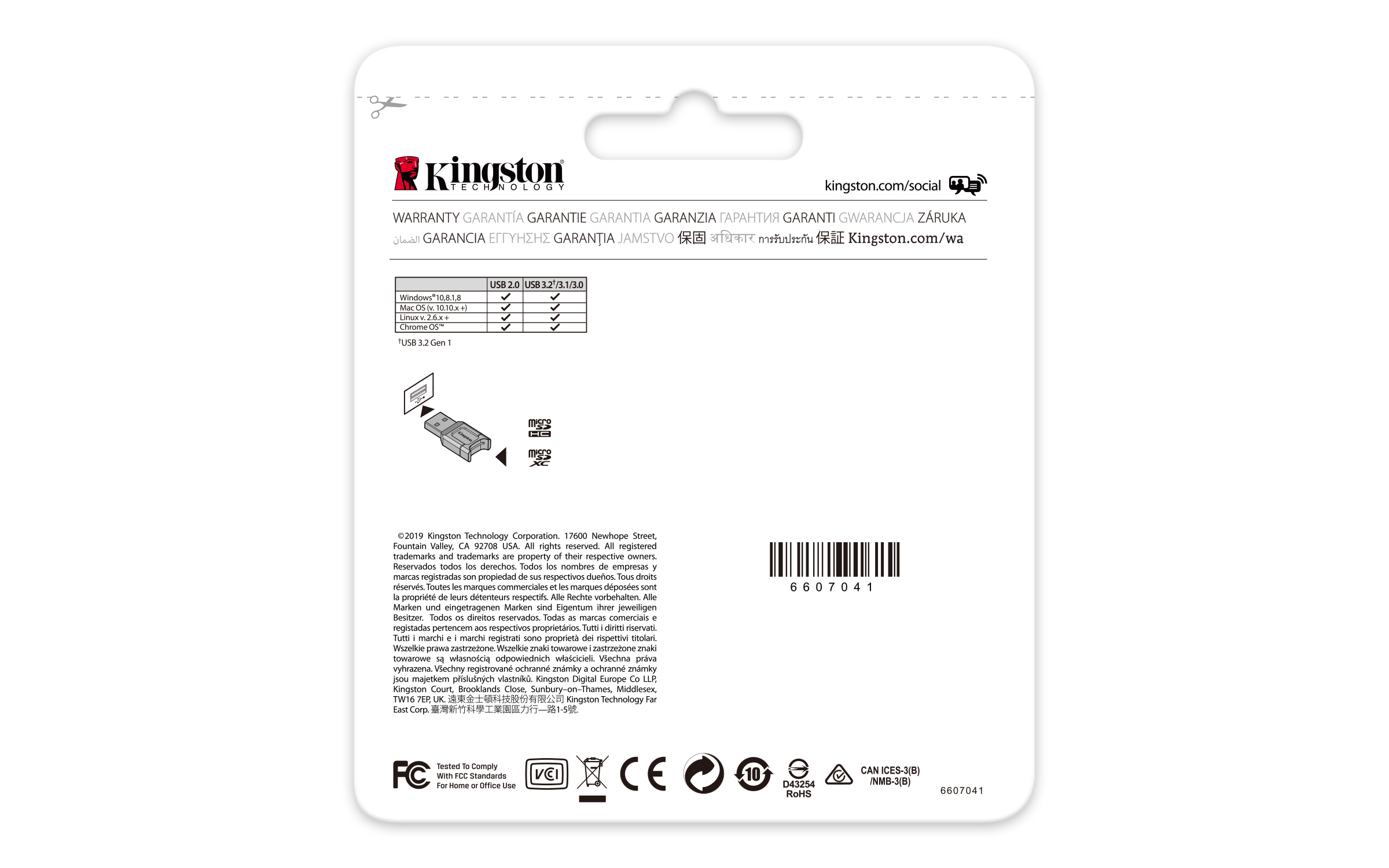 Kingston Technology MobileLite Plus geheugenkaartlezer USB 3.2 Gen 1 (3.1 Gen 1) Type-A Zwart - Afbeelding 5