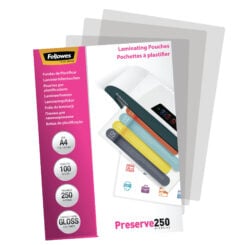Fellowes 250 micron lamineerhoes glanzend A4 - 100 pak - Afbeelding 6