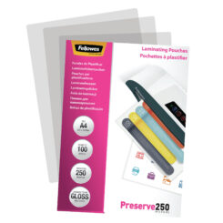 Fellowes 250 micron lamineerhoes glanzend A4 - 100 pak - Afbeelding 5