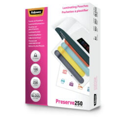 Fellowes 250 micron lamineerhoes glanzend A4 - 100 pak - Afbeelding 4