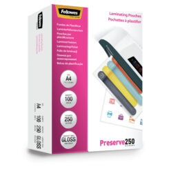 Fellowes 250 micron lamineerhoes glanzend A4 - 100 pak - Afbeelding 3
