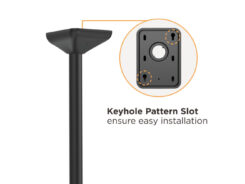 Equip 650374 45“-50” TV Plafondbeugel met drie schermen - Afbeelding 7