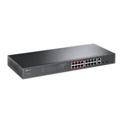 TP-Link TL-SL1218MP netwerk-switch Unmanaged Fast Ethernet (10/100) Power over Ethernet (PoE) Zwart - Afbeelding 3