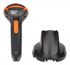 Manhattan Draadloze 2D handheld barcodescanner, scandiepte 250 mm, tot 80 m effectief bereik (line-of-sight), max omgevingslicht 100.000 lux (zonlicht), zwart, 3 jaar garantie - Afbeelding 6