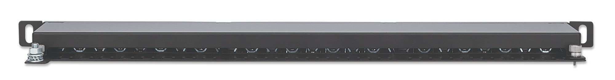 Intellinet Patchpaneel, Cat6a, FTP, 24-poorts, 19", 0,5U, afgeschermd, 90° top-entry punch-down blokken, zwart - Afbeelding 5