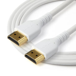 StarTech.com 2 m Premium Gecertificeerde HDMI 2.0 Kabel met Ethernet, Duurzame High Speed UHD 4K 60Hz HDR, Robuuste M/M Kabel met Aramidevezel, TPE, Ultra HD Monitors, TVs & Displays - Afbeelding 4