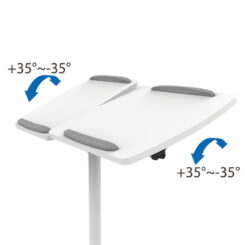 LogiLink BP0067A multimediawagen & -steun Wit Multimediatrolley - Afbeelding 3