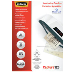 Fellowes ImageLast 125 micron lamineerhoes glanzend A5-25pk - Afbeelding 2