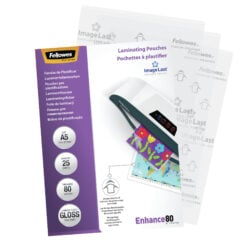 Fellowes ImageLast 80 micron lamineerhoes glanzend A5-25pk - Afbeelding 3