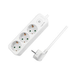 LogiLink LPS244 power uitbreiding 1,5 m 3 AC-uitgang(en) Binnen Wit - Afbeelding 2