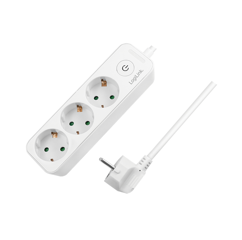 LogiLink LPS244 power uitbreiding 1,5 m 3 AC-uitgang(en) Binnen Wit - Afbeelding 2
