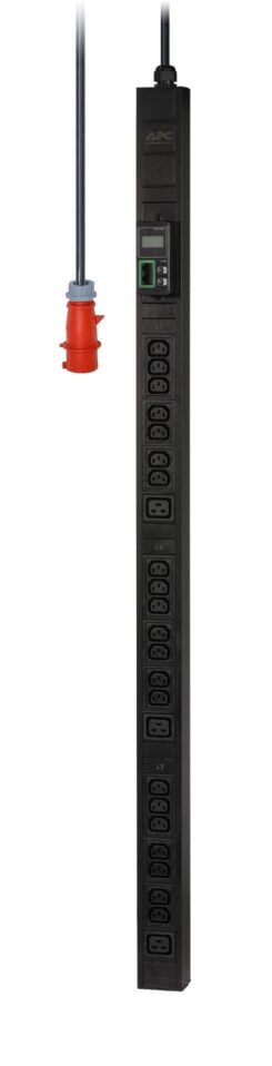 APC Easy PDU EPDU1216M, Metered, 0U, 16A, 400V, (21x)C13 & (3x)C19, IEC60309 16A 3Fase stekker - Afbeelding 2