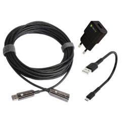 Techly ICOC U3AMF-HY-020 USB-kabel USB 3.2 Gen 1 (3.1 Gen 1) 20 m USB A 5 Gbit/s Zwart - Afbeelding 7
