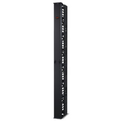 APC Veelzijdige, verticale kabelgeleider voor racks met 2 of 4 staanders, 84"H x 6"B, deur aan één zijde - Afbeelding 2