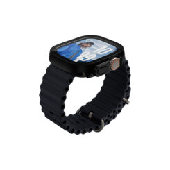 PanzerGlass ® Case Full Body Slim Black Apple Watch Ultra 3 | Ultra 2 | Ultra | 49mm Doorzichtige schermbeschermer 1 stuk(s)