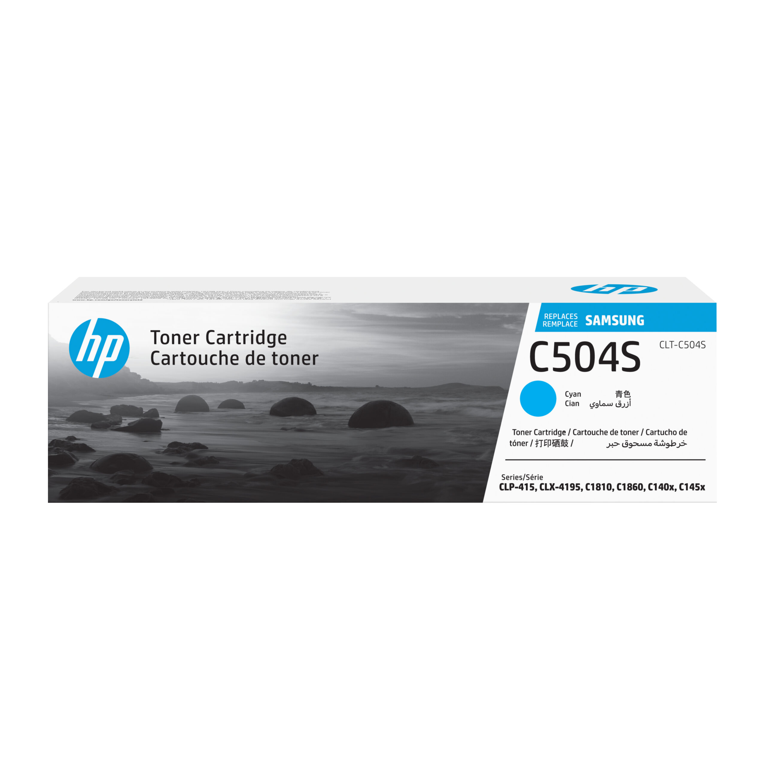 Samsung CLT-C504S cyaan tonercartridge - Afbeelding 2