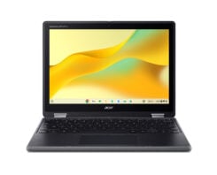 Acer Chromebook R857T-TCO-C04U Intel® N N150 31 cm (12.2") Touchscreen WUXGA 8 GB LPDDR5x-SDRAM 64 GB eMMC Wi-Fi 6E (802.11ax) ChromeOS Zwart US International - Afbeelding 3
