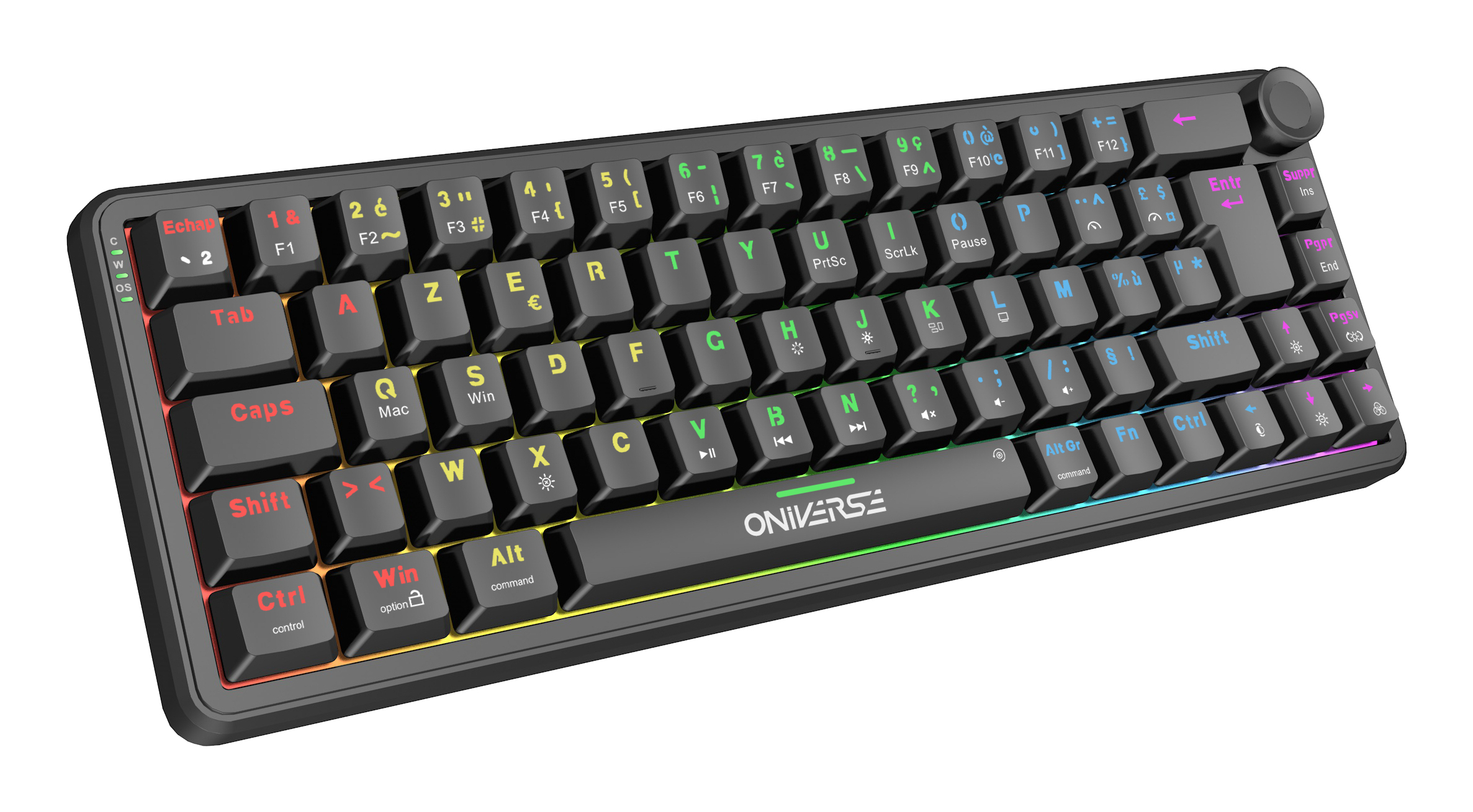 Oniverse Magnus toetsenbord Gamen USB Zwart - Afbeelding 2