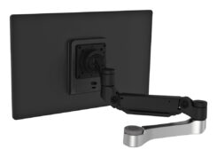 R-Go Tools Extra monitorarm R-Go Caparo, extra arm voor Caparo, circulair, verstelbaar met gasveer, 3-9 kg draagvermogen, zwart - Afbeelding 3