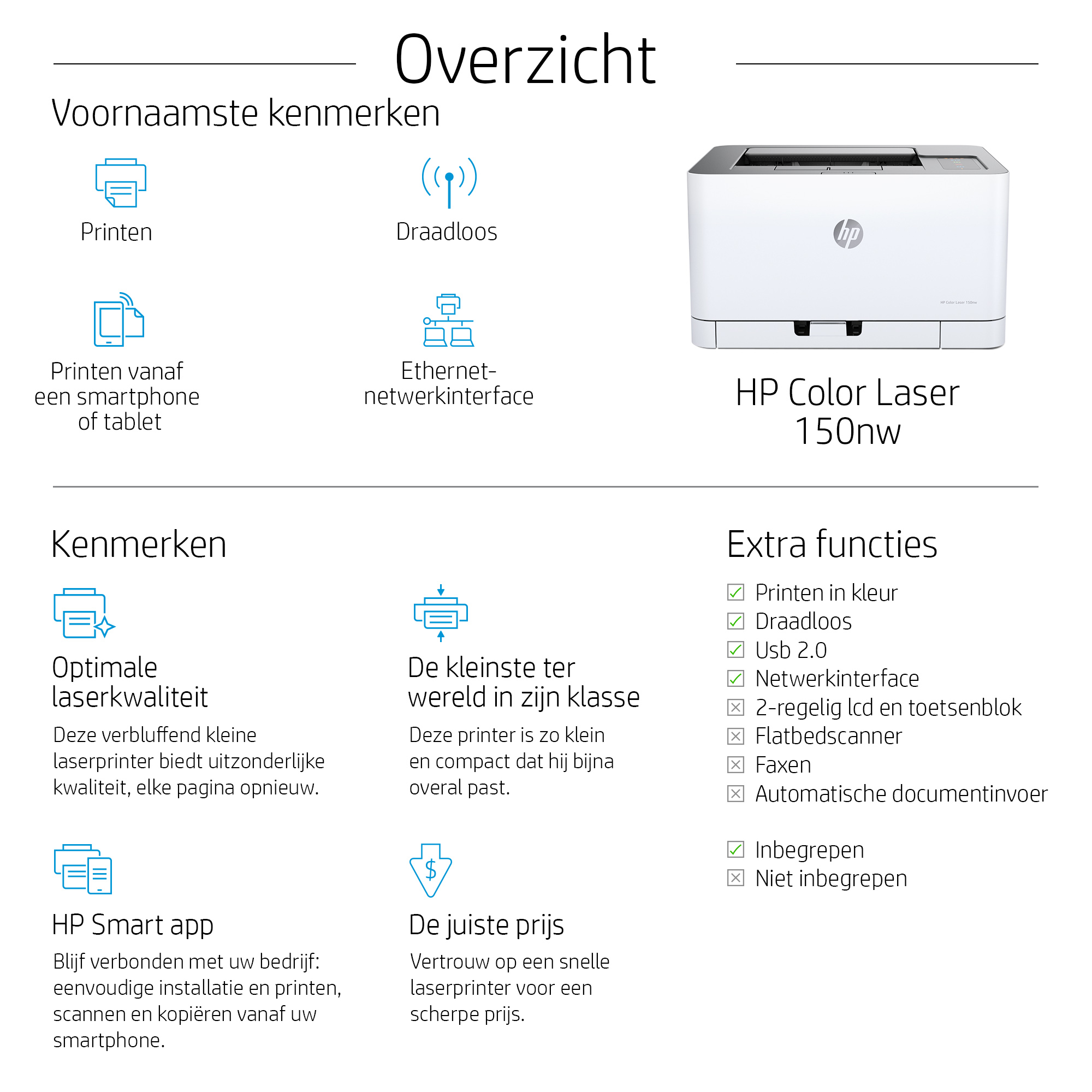 HP Color Laser 150nw - Afbeelding 10