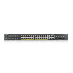 Zyxel GS2220-28HP-EU0101F netwerk-switch Managed L2 Gigabit Ethernet (10/100/1000) Power over Ethernet (PoE) Zwart - Afbeelding 3