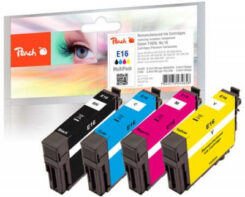 Peach 320155 inktcartridge 4 stuk(s) Compatibel Normaal rendement Zwart, Cyaan, Magenta, Geel - Afbeelding 2