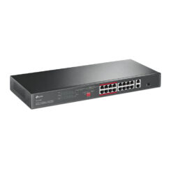 TP-Link TL-SL1218P netwerk-switch Unmanaged Gigabit Ethernet (10/100/1000) Power over Ethernet (PoE) 1U Zwart - Afbeelding 3