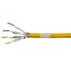 LogiLink CPV0072 netwerkkabel Geel 500 m Cat7a S/FTP (S-STP)