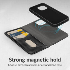 Mobilize 2in1 Magsafe Compatible Gelly Wallet Case Apple iPhone 17 Black - Afbeelding 3