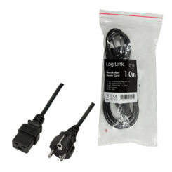 LogiLink CP151 electriciteitssnoer Zwart 1 m CEE7/7 IEC C19 - Afbeelding 6