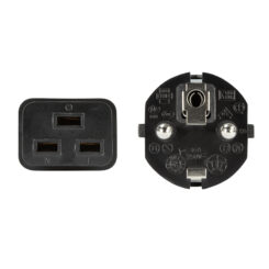 LogiLink CP151 electriciteitssnoer Zwart 1 m CEE7/7 IEC C19 - Afbeelding 4