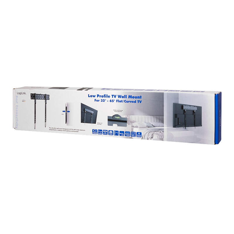 LogiLink BP0116 tv-bevestiging 165,1 cm (65") Zwart - Afbeelding 7