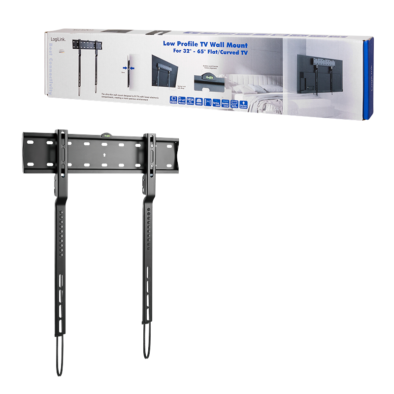 LogiLink BP0116 tv-bevestiging 165,1 cm (65") Zwart - Afbeelding 8