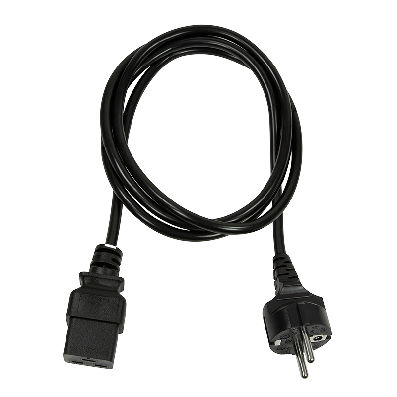 LogiLink CP153 electriciteitssnoer Zwart 3 m CEE7/7 C19 stekker - Afbeelding 3