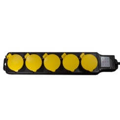 LogiLink LPS255 power uitbreiding 1,5 m 5 AC-uitgang(en) Buiten Zwart, Geel - Afbeelding 3