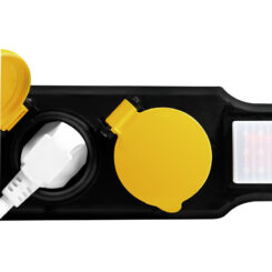 LogiLink LPS253 power uitbreiding 1,5 m 3 AC-uitgang(en) Buiten Zwart, Geel - Afbeelding 6