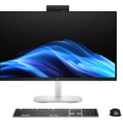 HP EliteStudio 8 G1i AI Wolf Pro Security Edition Intel Core Ultra 5 235 68,6 cm (27") 2560 x 1440 Pixels Touchscreen Alles-in-één-pc 16 GB DDR5-SDRAM 512 GB SSD Windows 11 Pro Wi-Fi 7 (802.11be) AI PC Zilver
