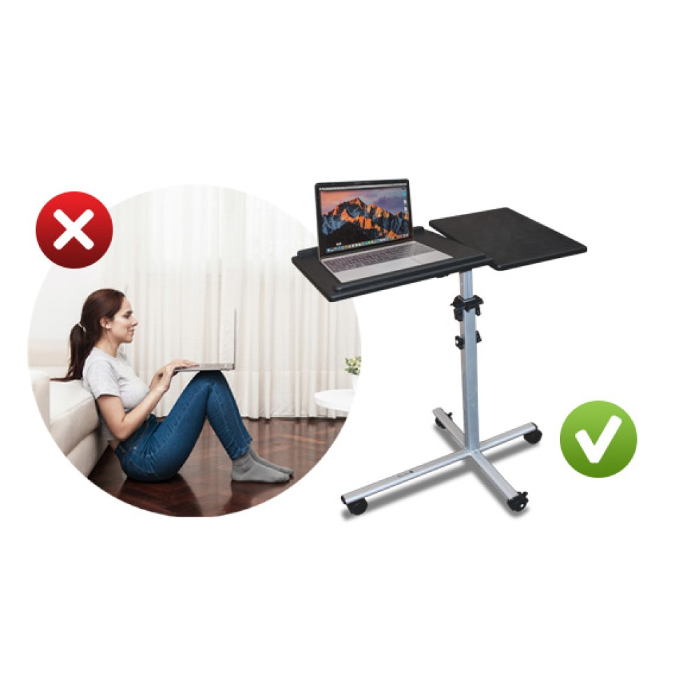 Techly ICA-TB TPM-2 laptopstandaard Zwart, Zilver - Afbeelding 12
