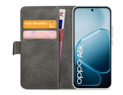 Mobilize Classic Gelly Wallet Book Case OPPO A6k 5G Black - Afbeelding 2