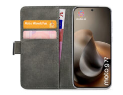 Mobilize Classic Gelly Wallet Book Case Motorola Moto G37 Black - Afbeelding 2