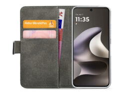 Mobilize Classic Gelly Wallet Book Case Motorola Moto G37 Power Black - Afbeelding 2